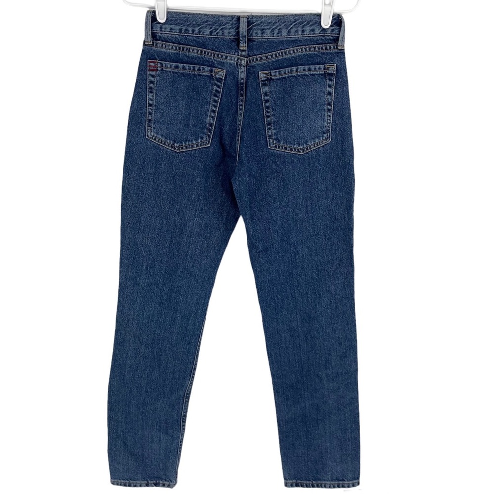 BDG NWT URBAN OUTFITTERS HIGH RISE BLUE BUTTON DOWN LEG JEANS 24 - Picture 2 of 10